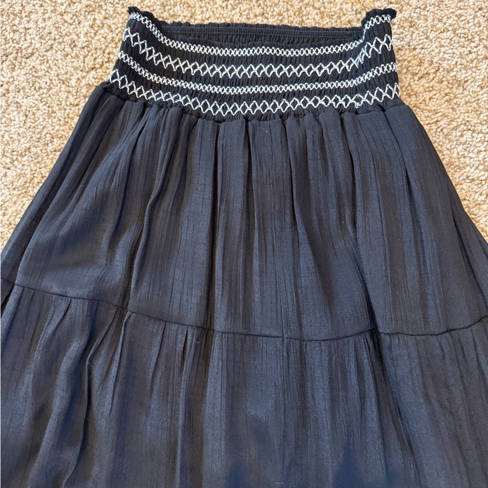NWT Francesca’s Mi Ami Black Maxi Skirt - Picture 5 of 10